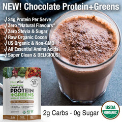 Plantvital organic 12-superfoods blend as a versatile protein base