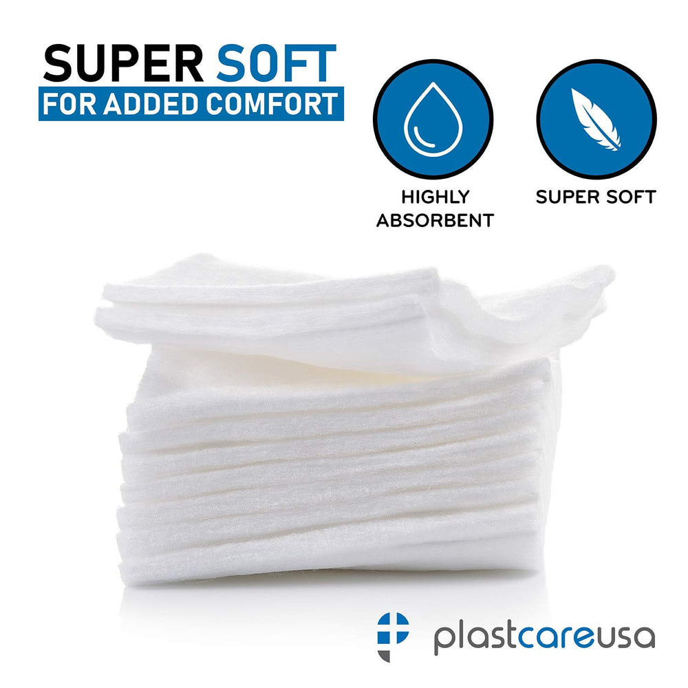 PlastCare USA bulk gauze for clinics, quick dispensing in 25-packs