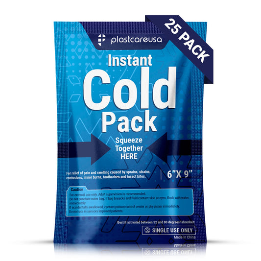 PlastCare USA instant ice pack activation for quick relief