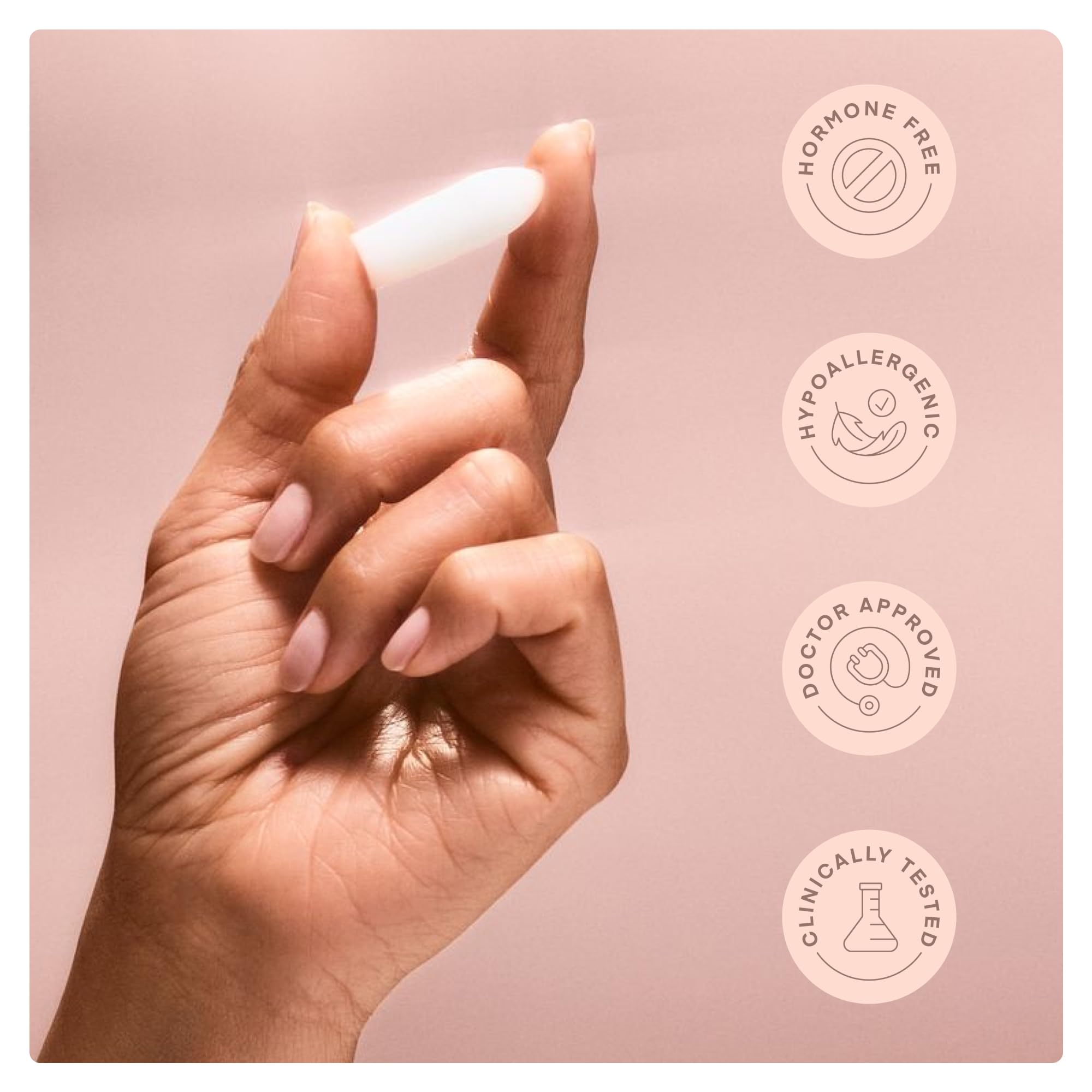 PLAYGROUND Miracle Melts texture close-up highlights melt-on contact for comfortable conditioning.