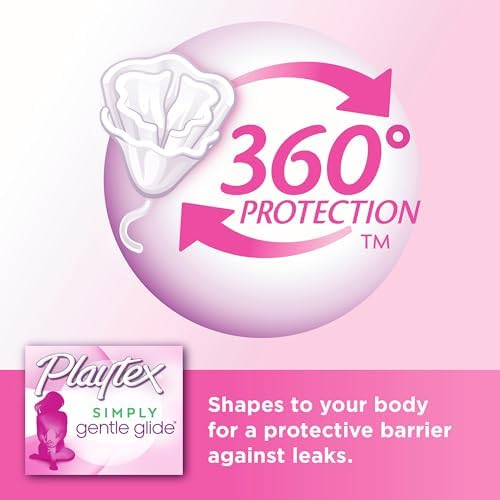 Purse-friendly packaging of Playtex Gentle Glide tampons for on-the-go use.