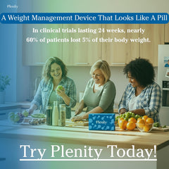 Plenity capsules on white background for a clean, plant-based formula
