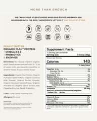plenti peanut butter protein powder scoop—precise serving for recipes