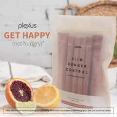 Plexus Slim Hunger Control blood orange lemon lime packet supports glucose metabolism.