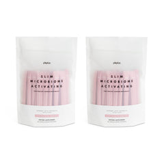 Plexus Slim Microbiome Activating bottle in a 2-pack for easy daily prebiotic support.