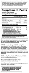 Plexus Slim MicroBiome Black Cherry Lime Blossom pour shows an on the go mix in a glass.
