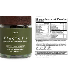 Plexus XFactor+ ingredients list highlighting bioactive nutrients.