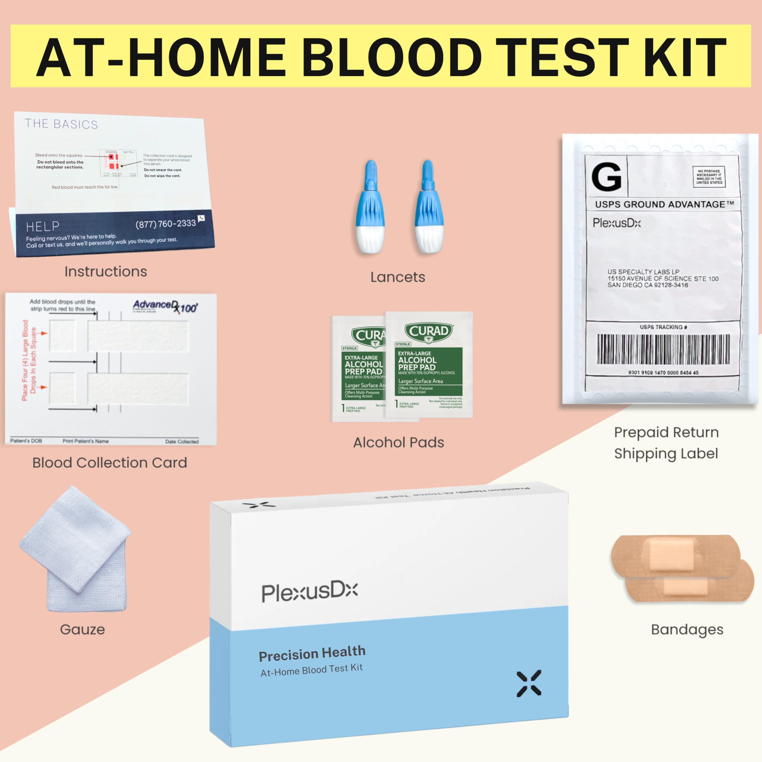 PlexusDx CLIA‑accredited lab badge indicating trusted accuracy.