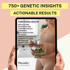 PlexusDX DNA collection swab in hand enables your detailed reports