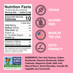 Plink tablets are vegan and keto-friendly to fit diverse diets.