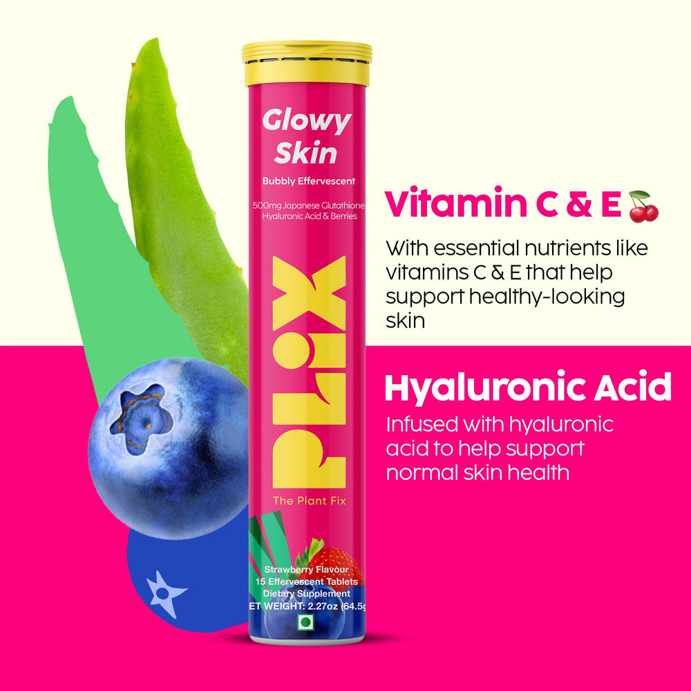PLIX Glowy Skin non-GMO and gluten-free formula.