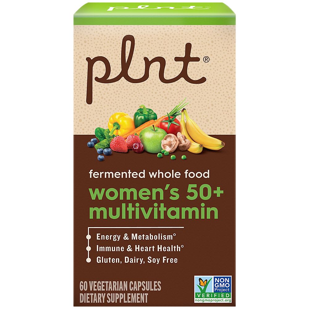 plnt Bottle label shows nutritional details for informed daily use.