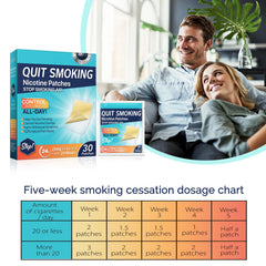 PLSHSBSE Quit Patch clean, dry skin prior to patch application