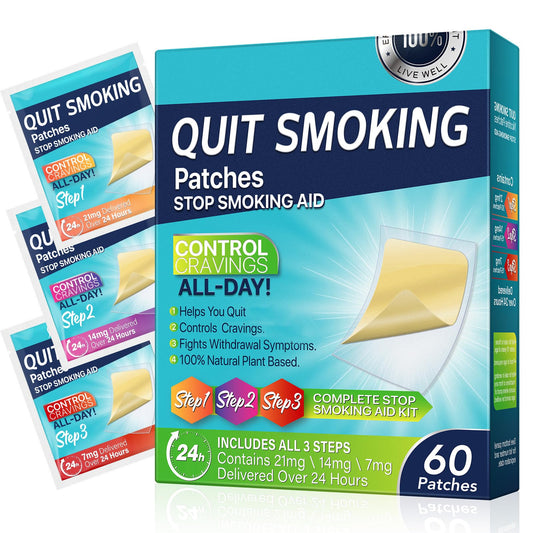 PLSHSBSE Quit Patch Step 1 application for steady cravings control
