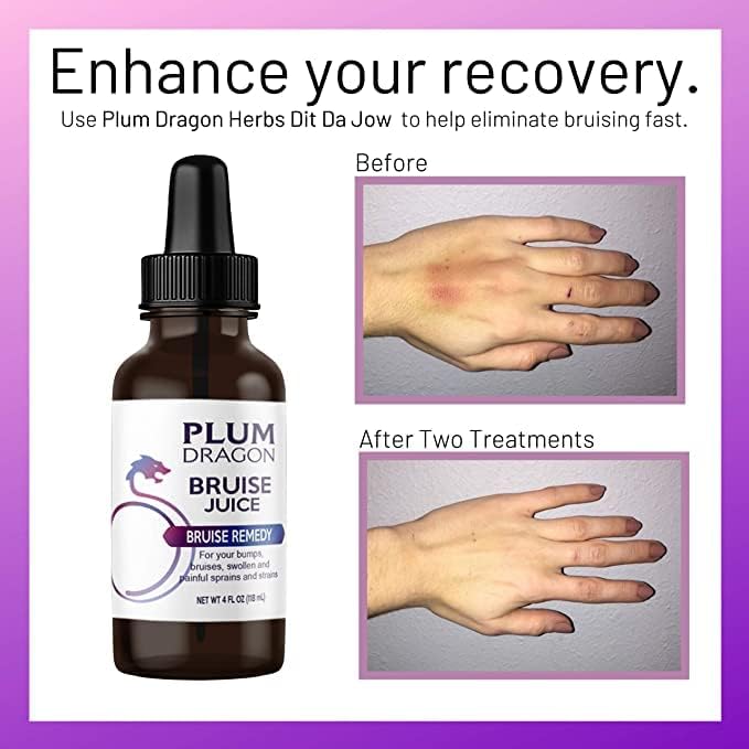 Plum Dragon Bruise Juice dropper cap for precise, convenient topical dosing.