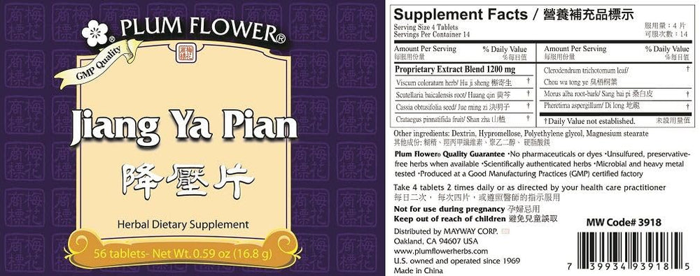 Plum Flower ingredients blend showcasing traditional herbs used in the formula.