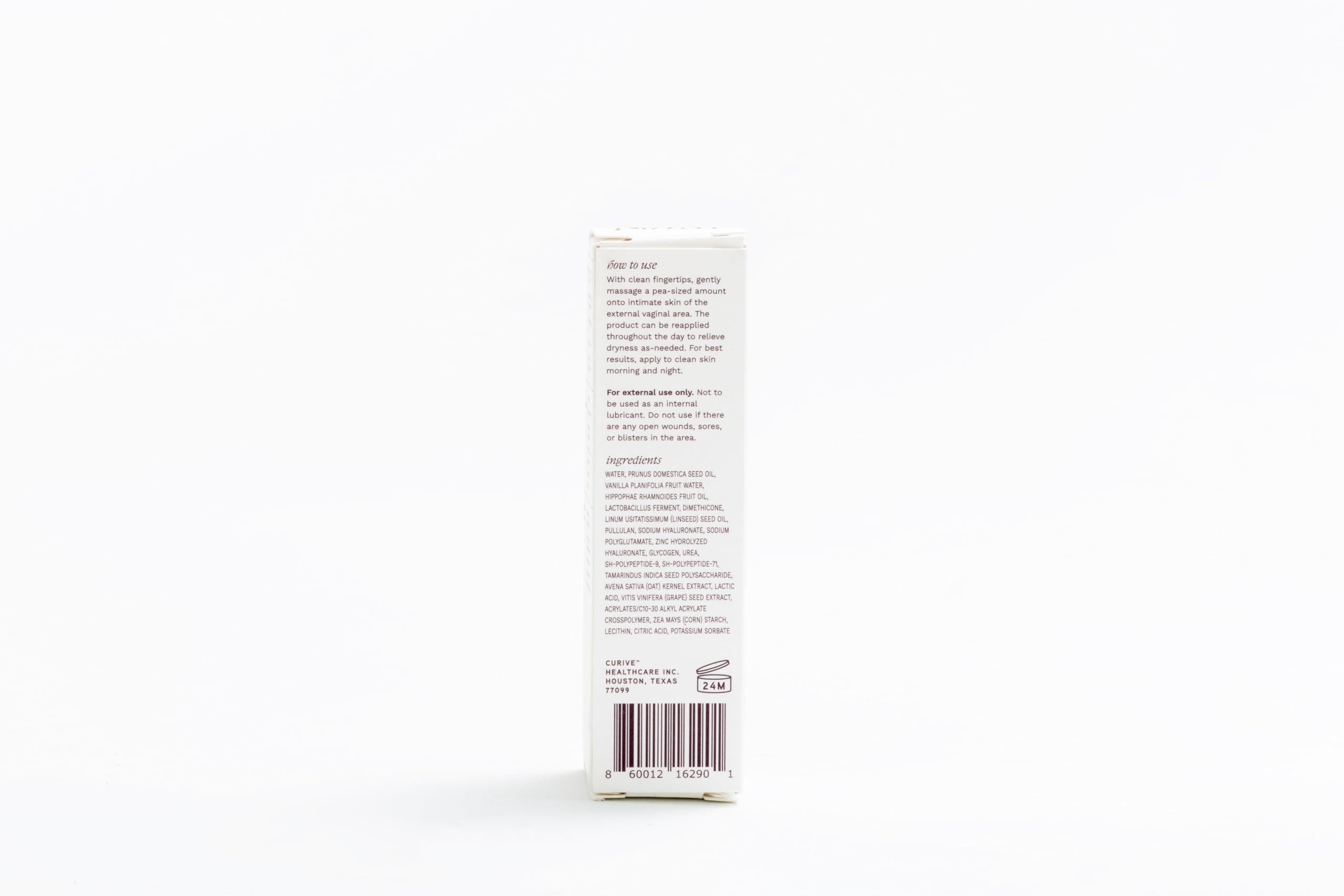 PLUM Vagiceuticals 1oz Serum packaging for easy daily use