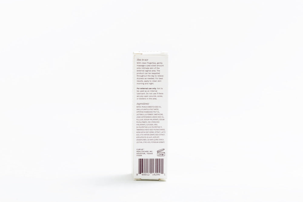 PLUM Vagiceuticals 1oz Serum packaging for easy daily use