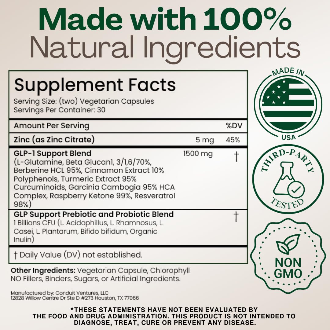 PlusPlus Ultra GLP1 ingredients blend image focusing on botanicals and metabolic wellness.