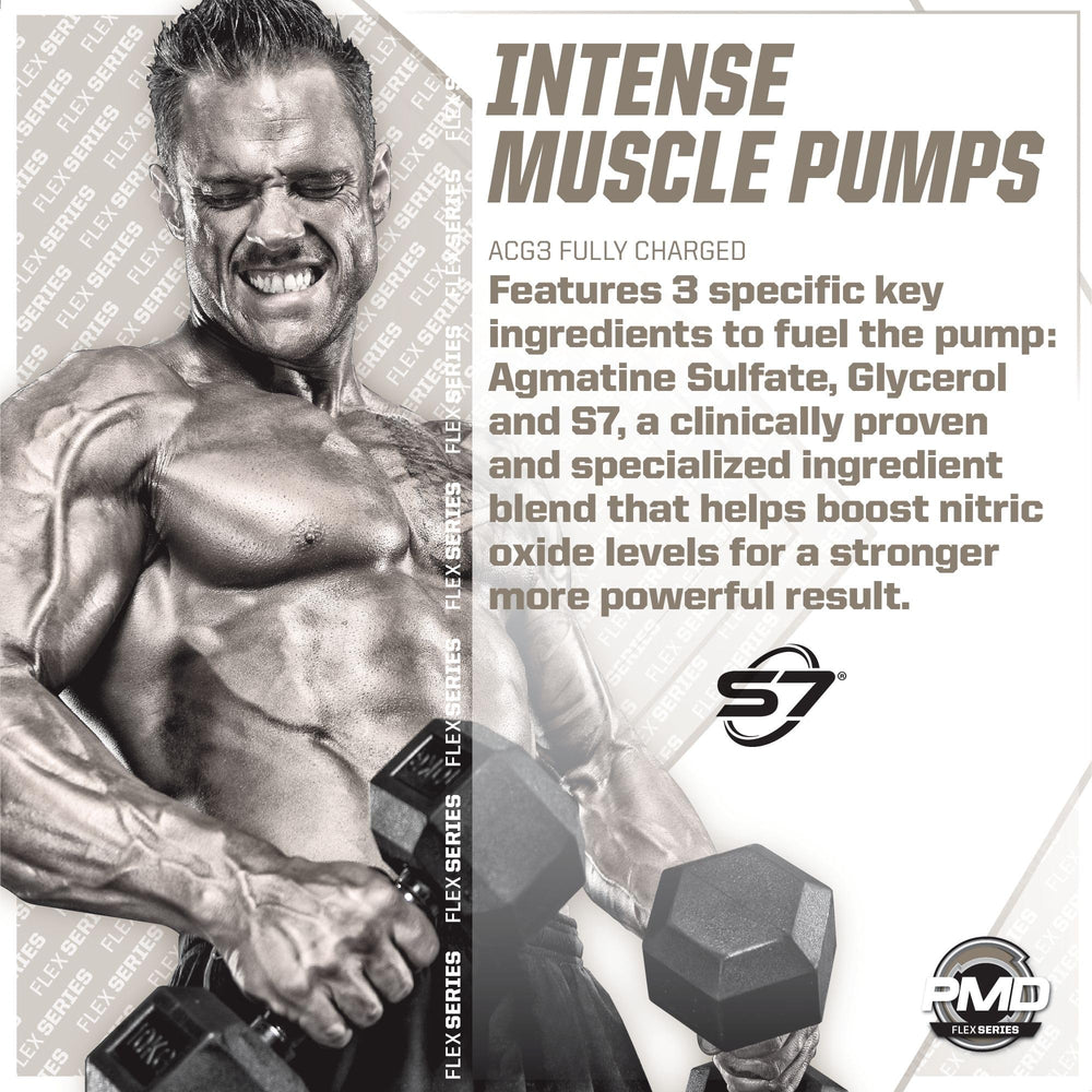 PMD ACG3 Fully Charged energy-boosting formula powering intense workouts
