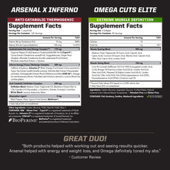 Close-up of PMD Arsenal X Inferno capsules for convenient fuel.