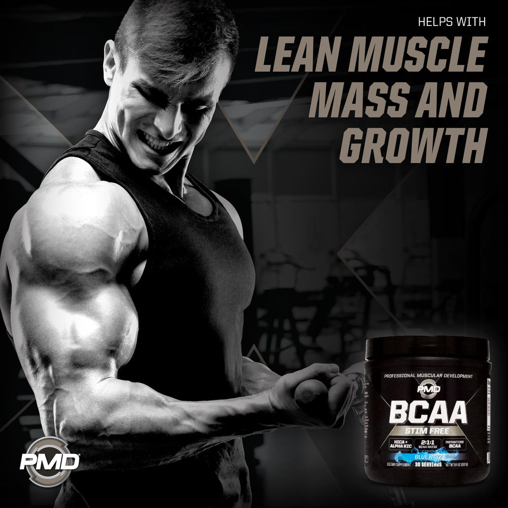 PMD BCAA Alpha-KIC component illustration for muscle function benefits.