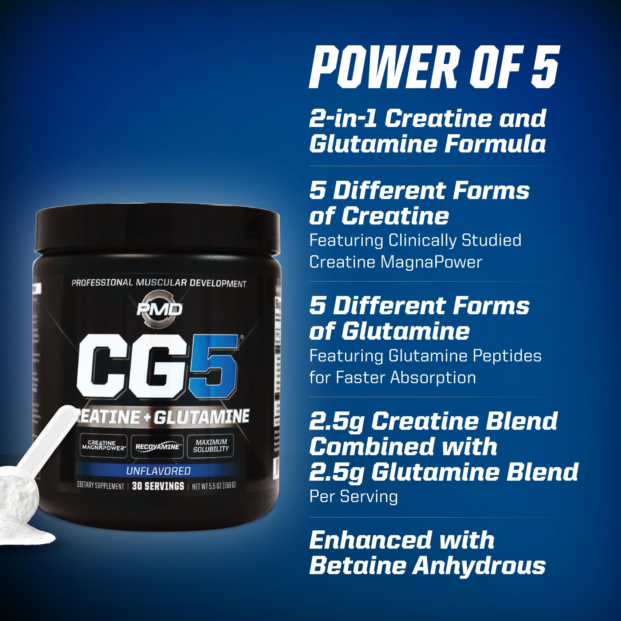 PMD CG5 MagnaPower creatine formulation for efficient uptake