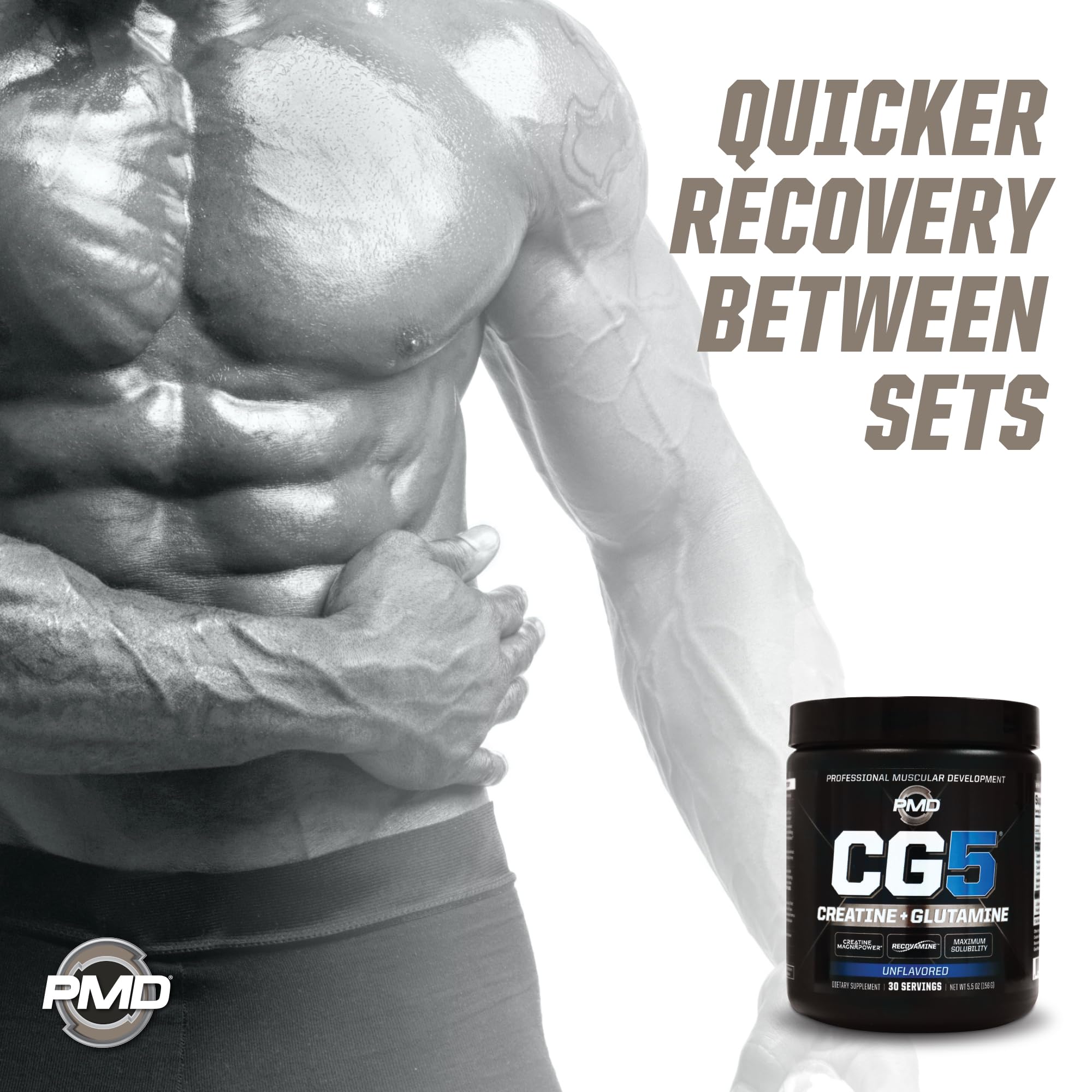 PMD CG5 post-workout recovery shake supports quicker rebuilding