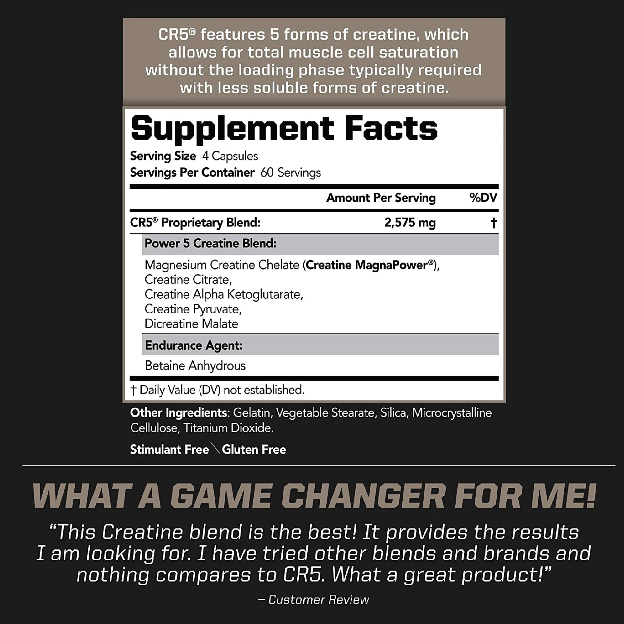 PMD CR5 Creatine powder being poured for quick dissolution during workouts.