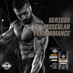 PMD Methyl Andro Hardcore fenupro ingredient closeup emphasizes Fenugreek-based synergy