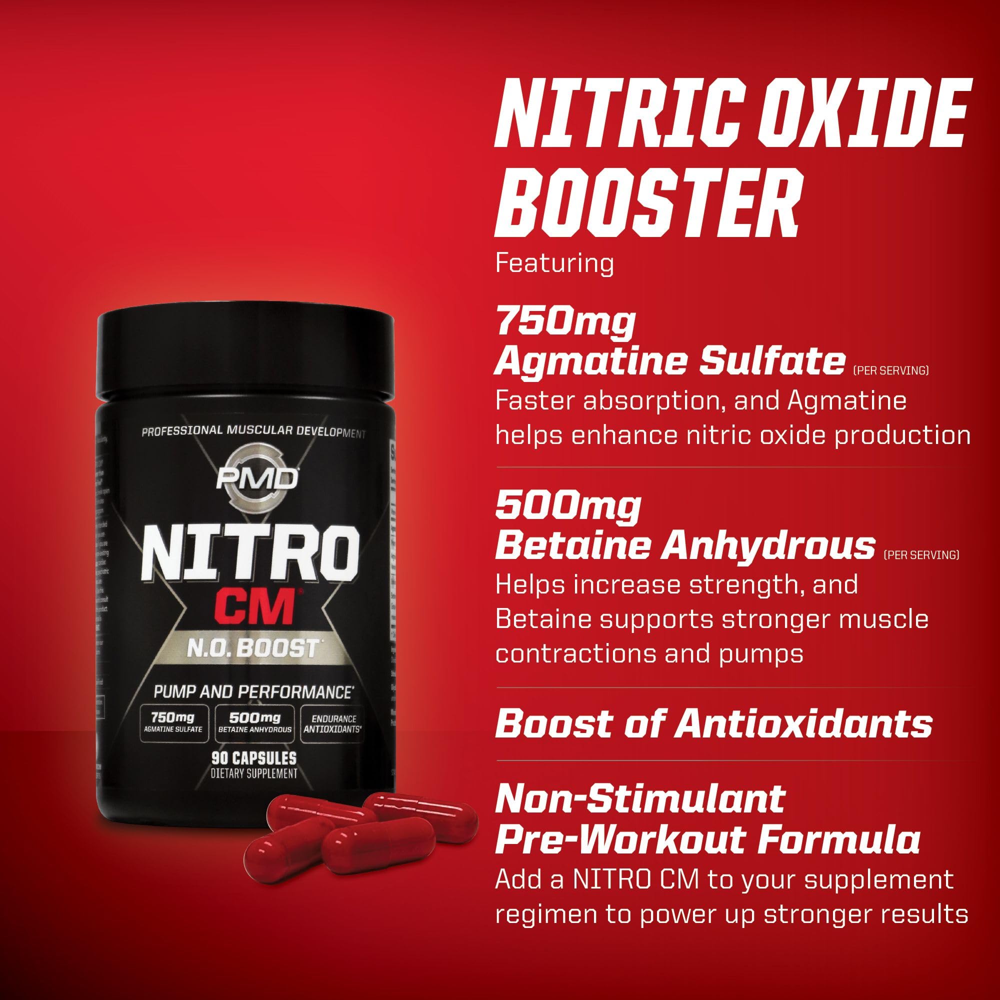 PMD Nitro CM gym shelf packaging compact for gym bags