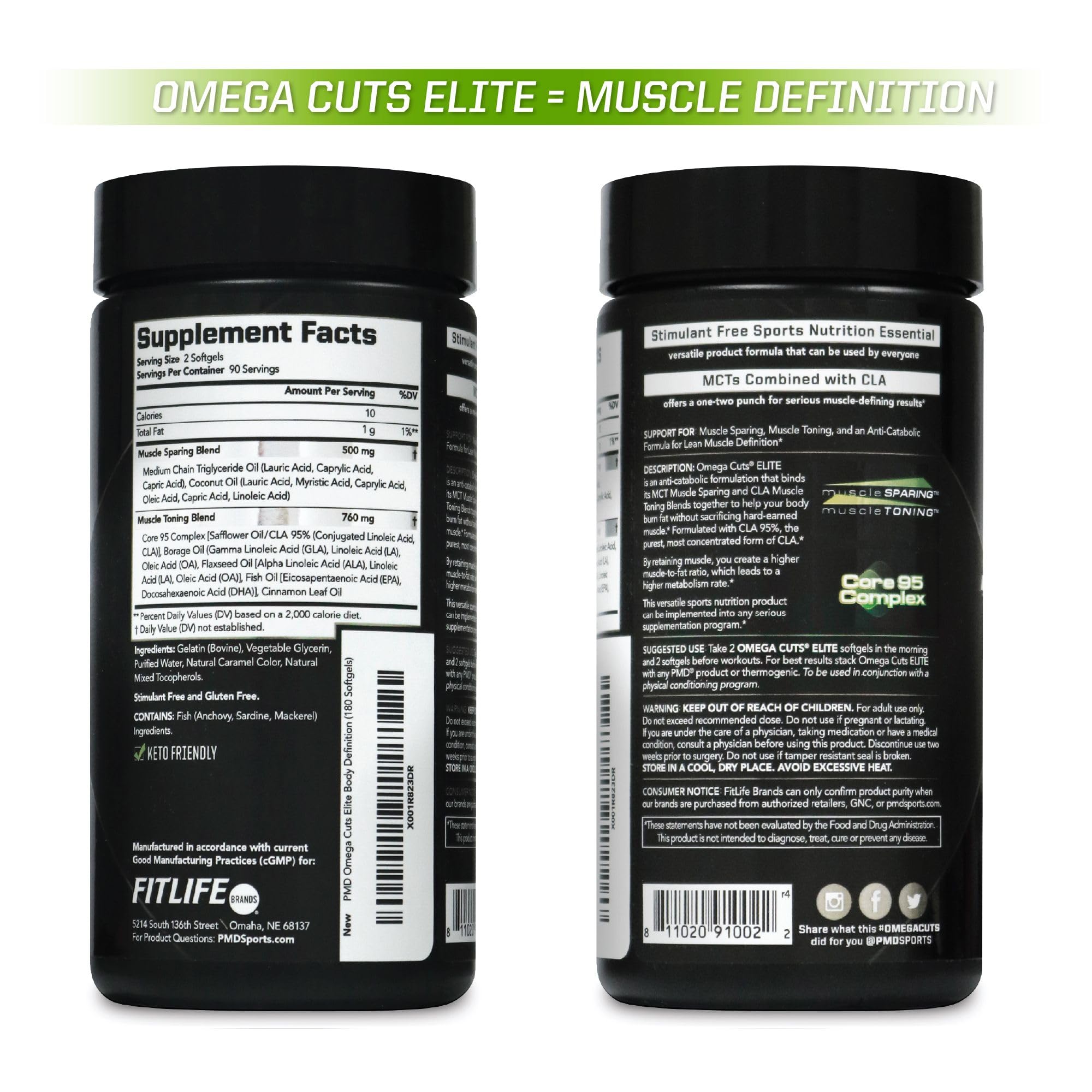 PMD Omega Cuts Elite stack-ready display for pairing with PMD products.