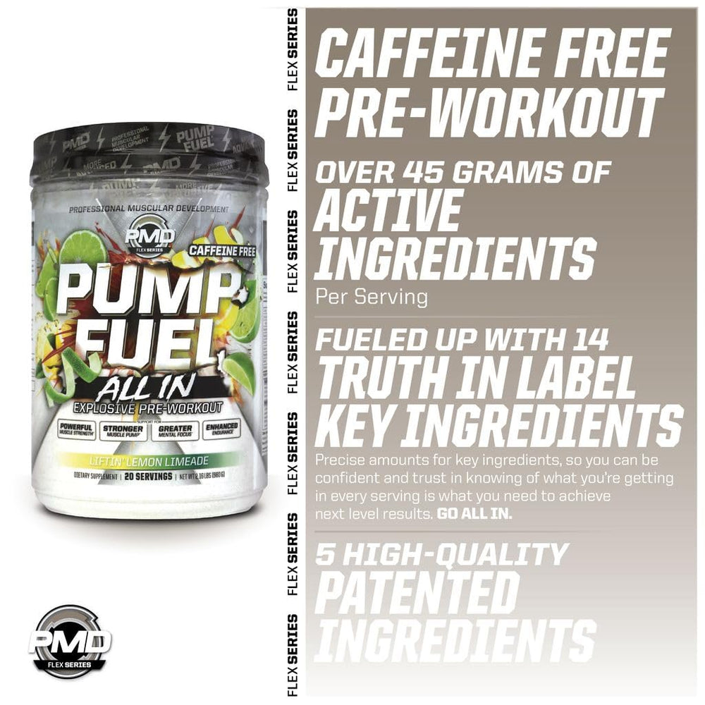 Powder being stirred in a glass of PMD Pump Fuel ALL IN for smooth mix