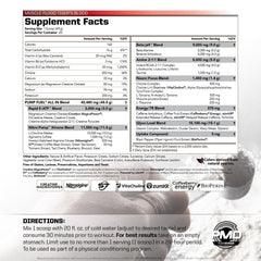 PMD Pump Fuel Insanity measuring scoop for precise pre-workout dosing.