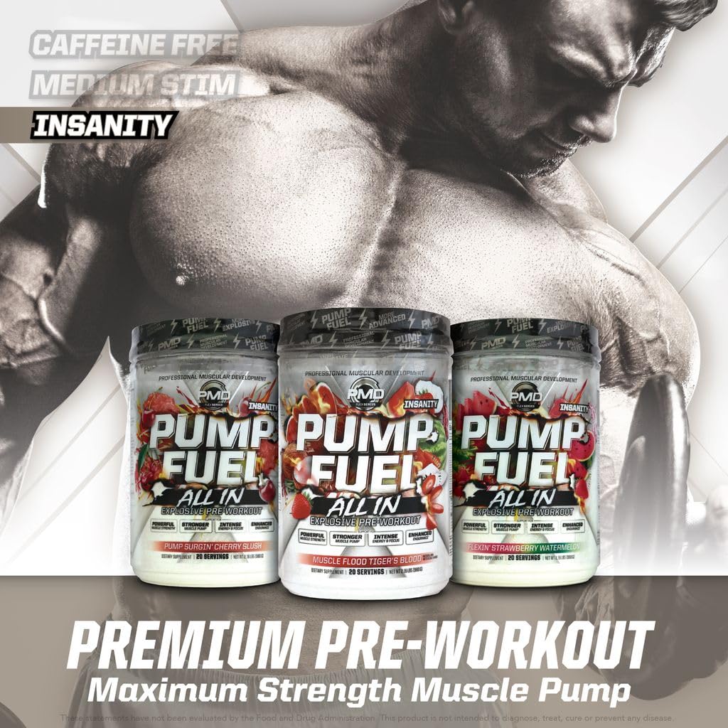 PMD Pump Fuel Insanity muscle-pump action during a high-intensity set.
