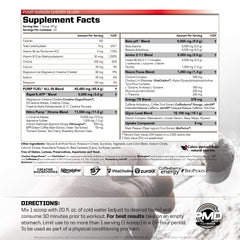 PMD Pump Fuel Insanity serving scoop highlights precise dosing for consistent results.