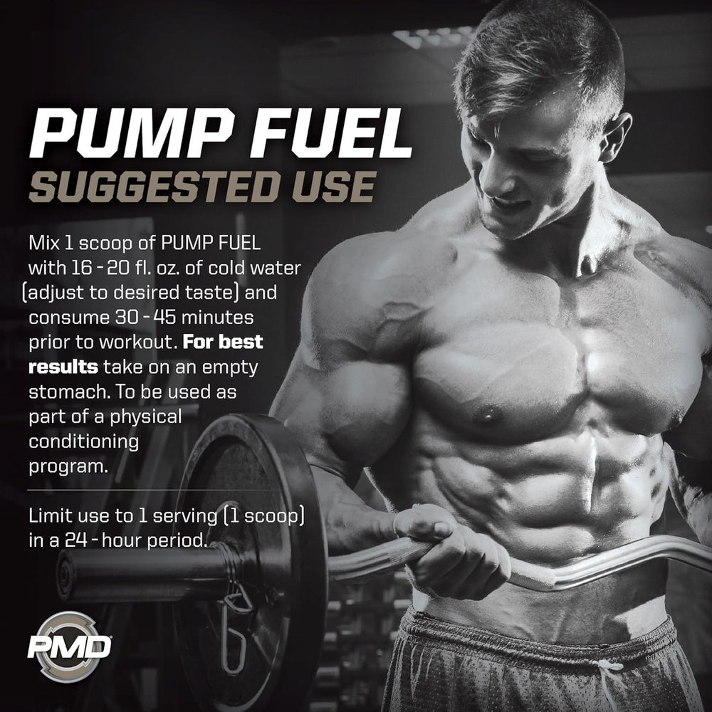PMD Pump Fuel Ultra Insanity in gym scene suggesting focused energy