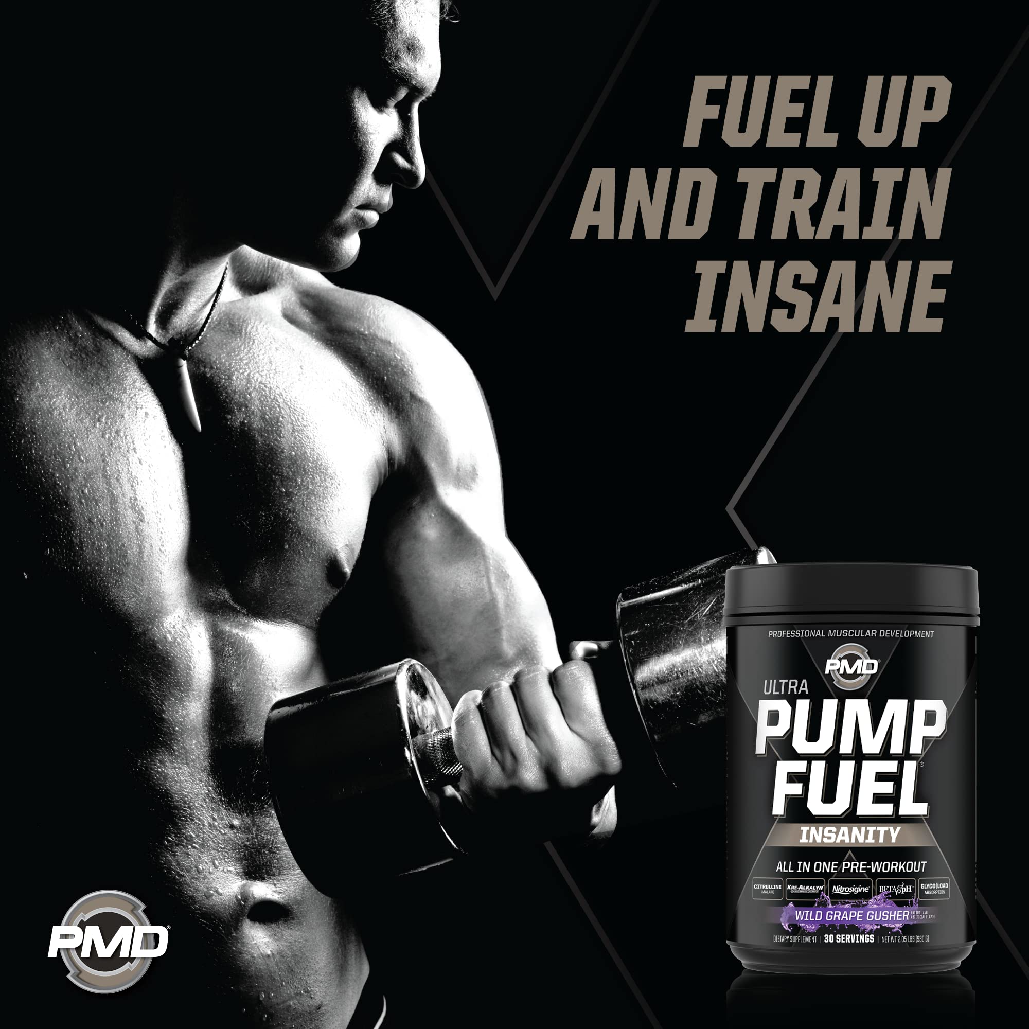 PMD Pump Fuel Ultra Insanity prep scene for a workout.