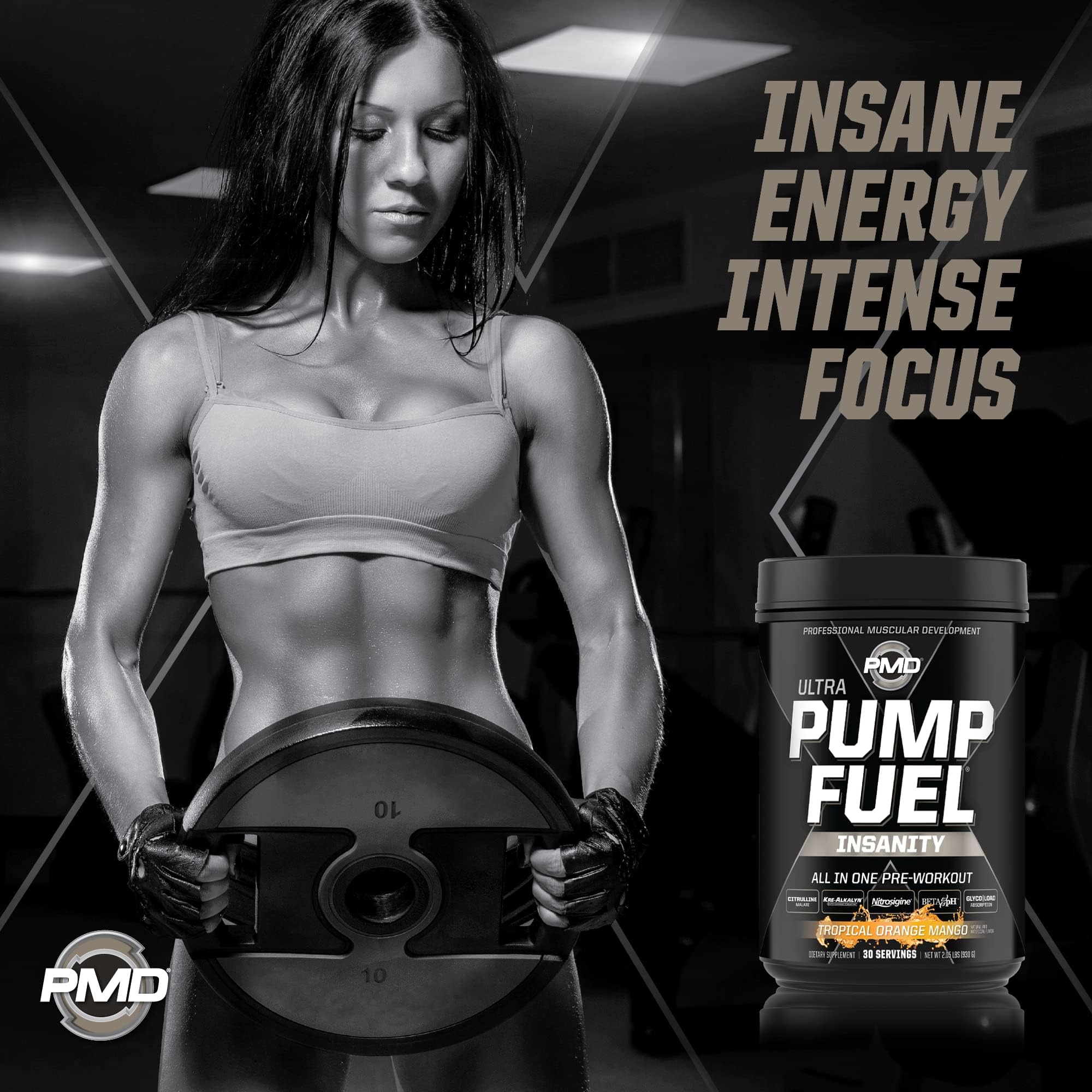 PMD Pump Fuel Ultra Insanity shaker lid with mixed drink for training