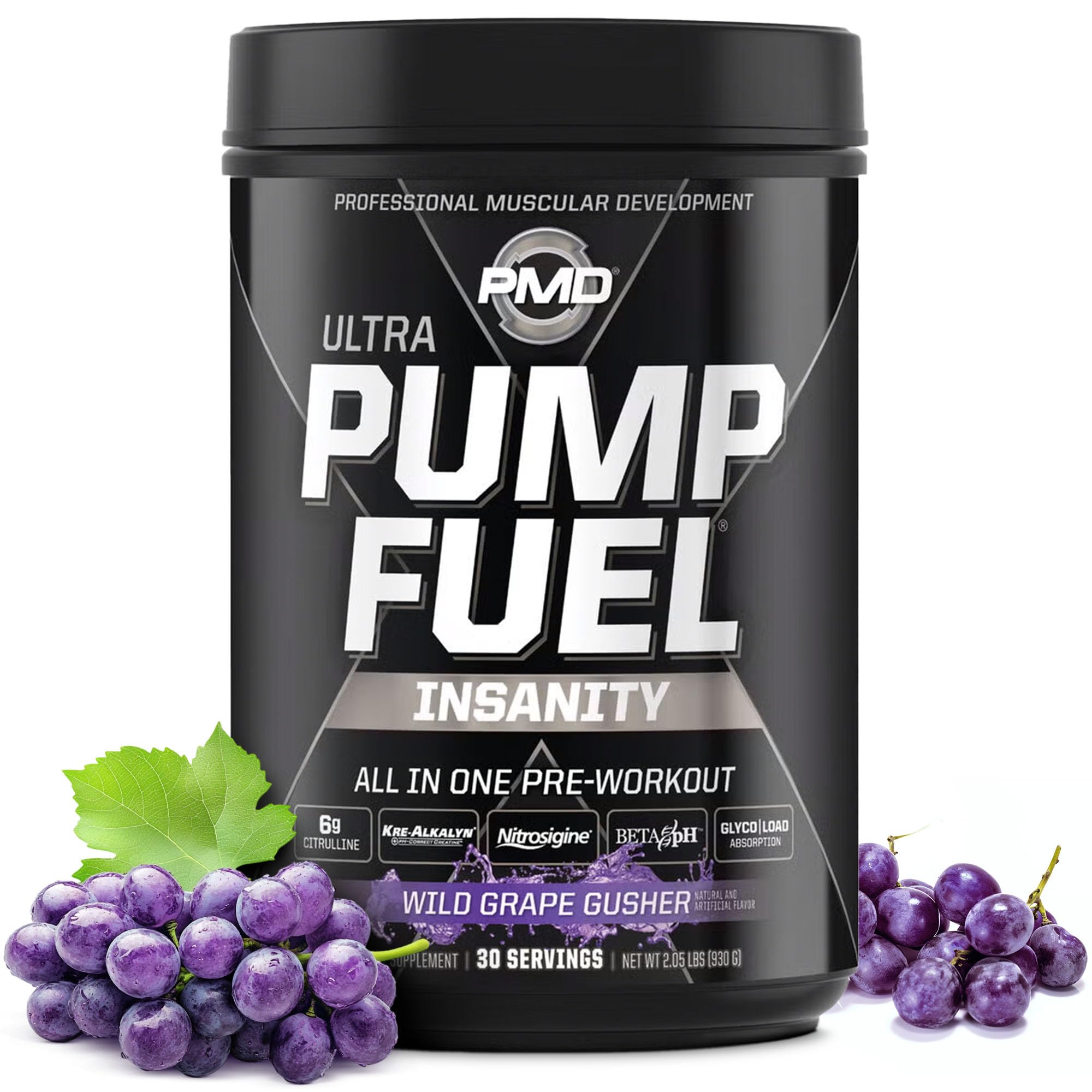 PMD Pump Fuel Ultra Insanity tub for intense training and strong pumps.