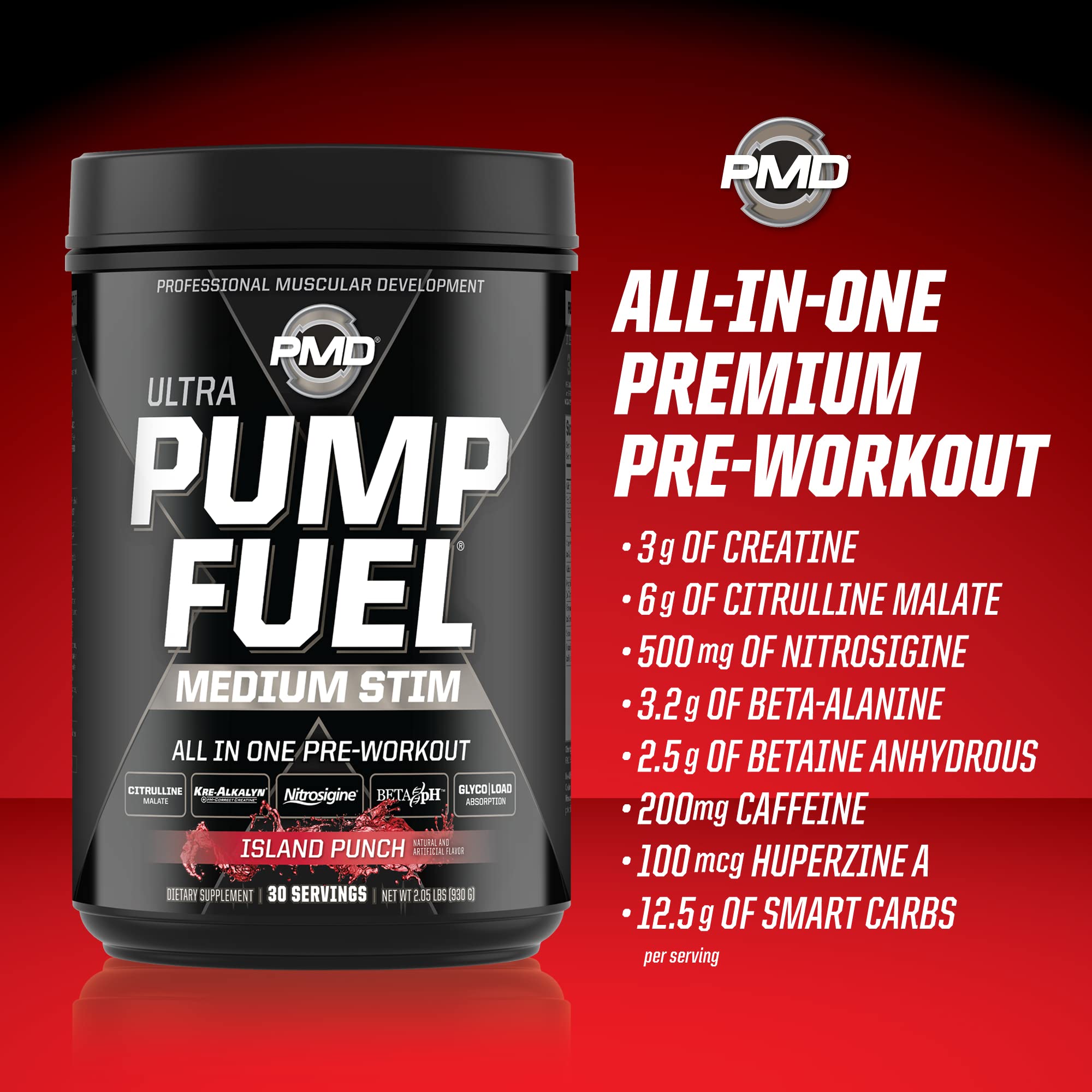 PMD Pump Fuel Ultra Island Punch during training conveys sustained endurance.