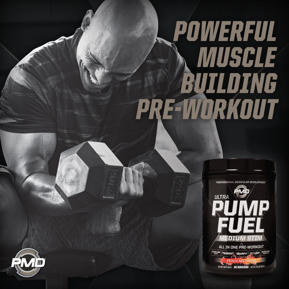 PMD Pump Fuel Ultra powder swirling into liquid before training