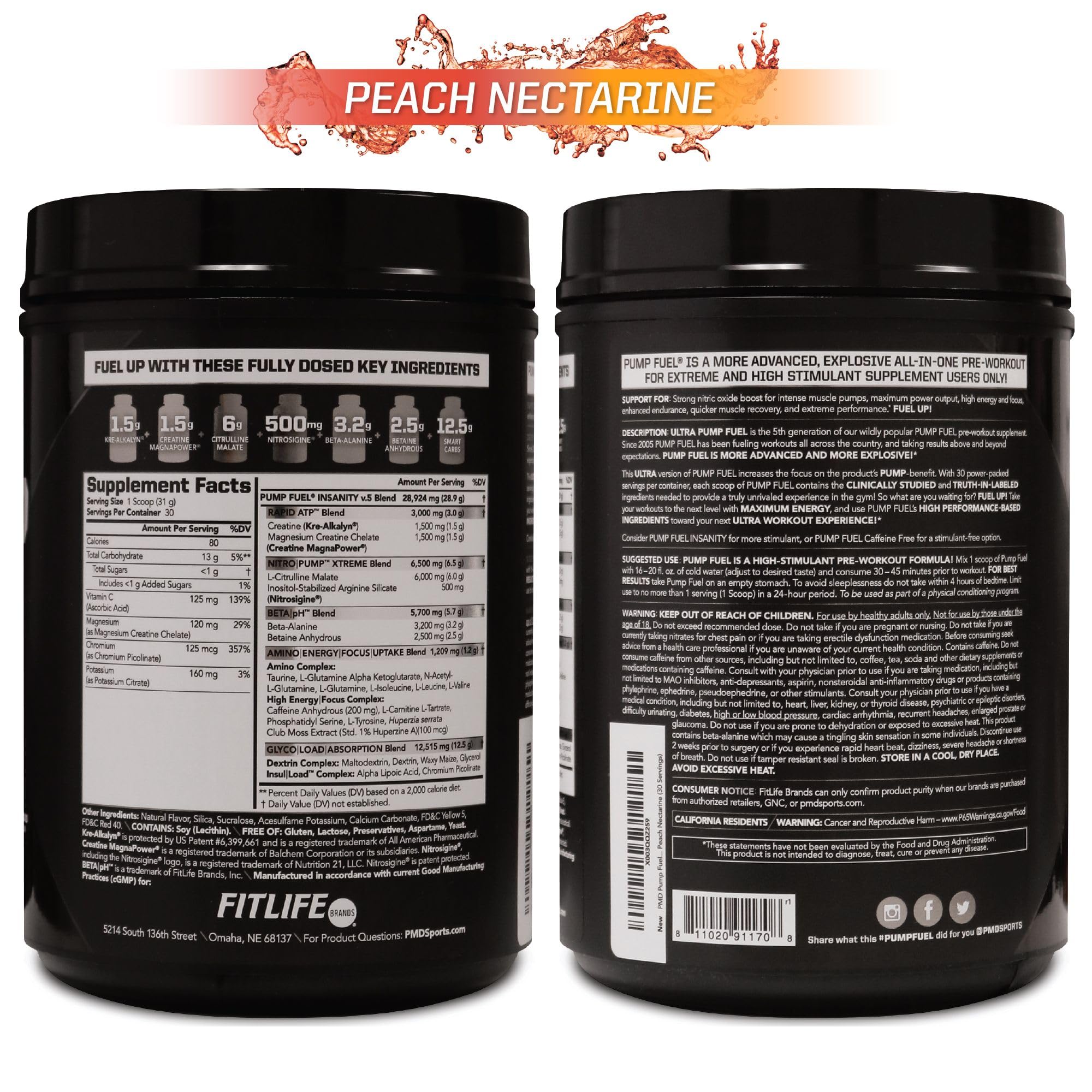 PMD Pump Fuel Ultra pre-workout preparation image ready to use