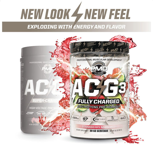 PMD ACG3 bottle side view showcases compact packaging for on-the-go training