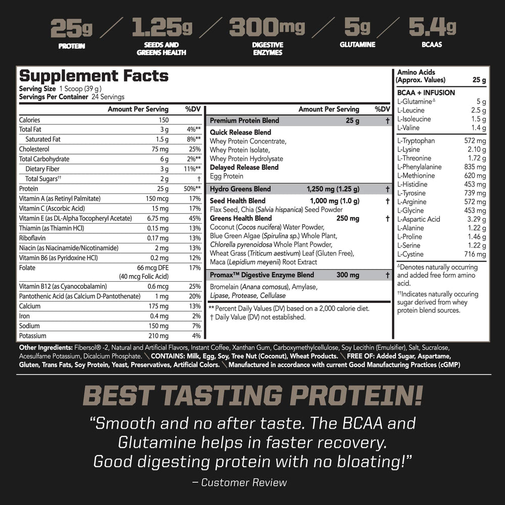 PMD Amplify XL whey protein scoop ready for quick post-workout refuel.