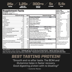 PMD Amplify XL whey protein scoop ready for quick post-workout refuel.