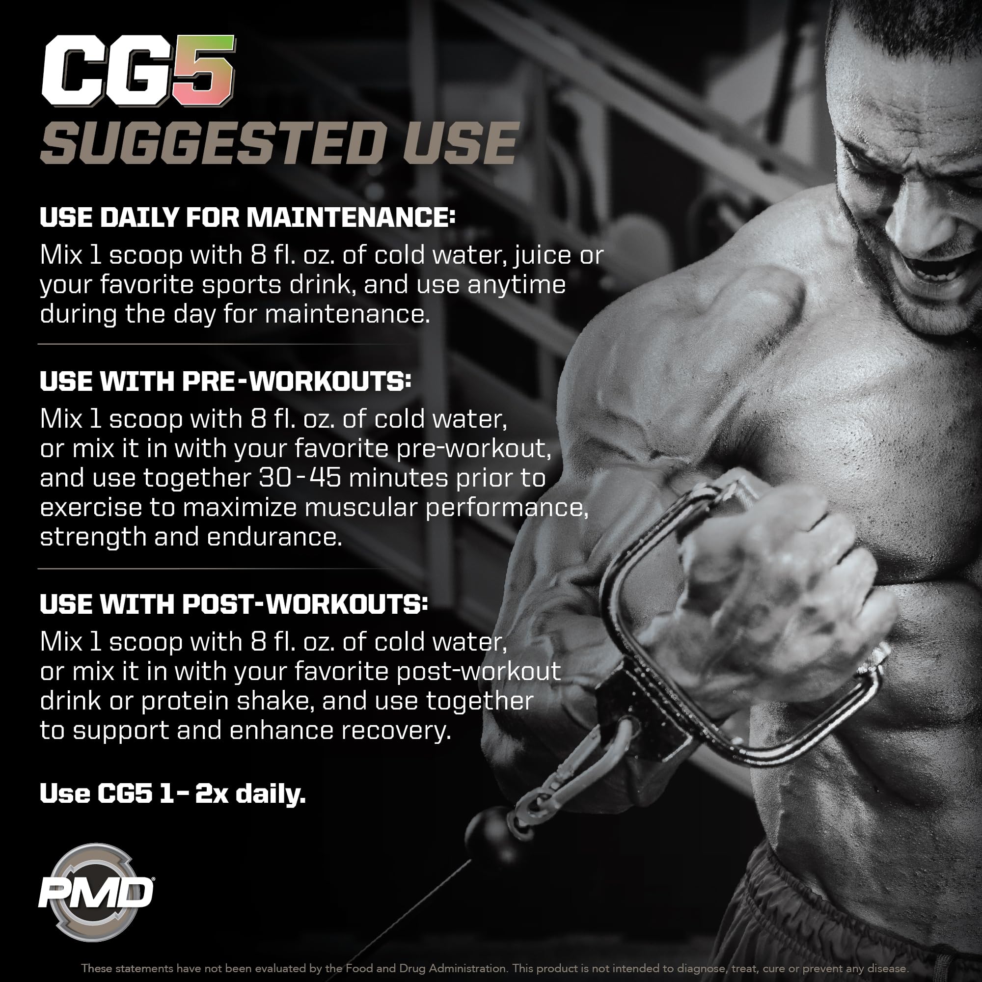 PMD Sports CG5 dissolving in shaker for quick post workout recovery