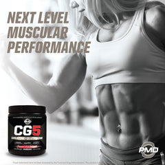 PMD Sports CG5 endurance benefit focus with nitric oxide support.