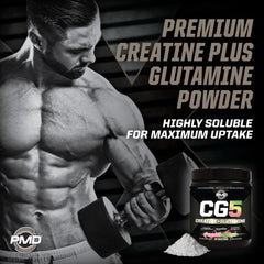 PMD Sports CG5 strawberry watermelon powder texture on spoon