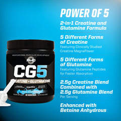 PMD Sports CG5 glass with shaker showcasing blue raspberry flavor.